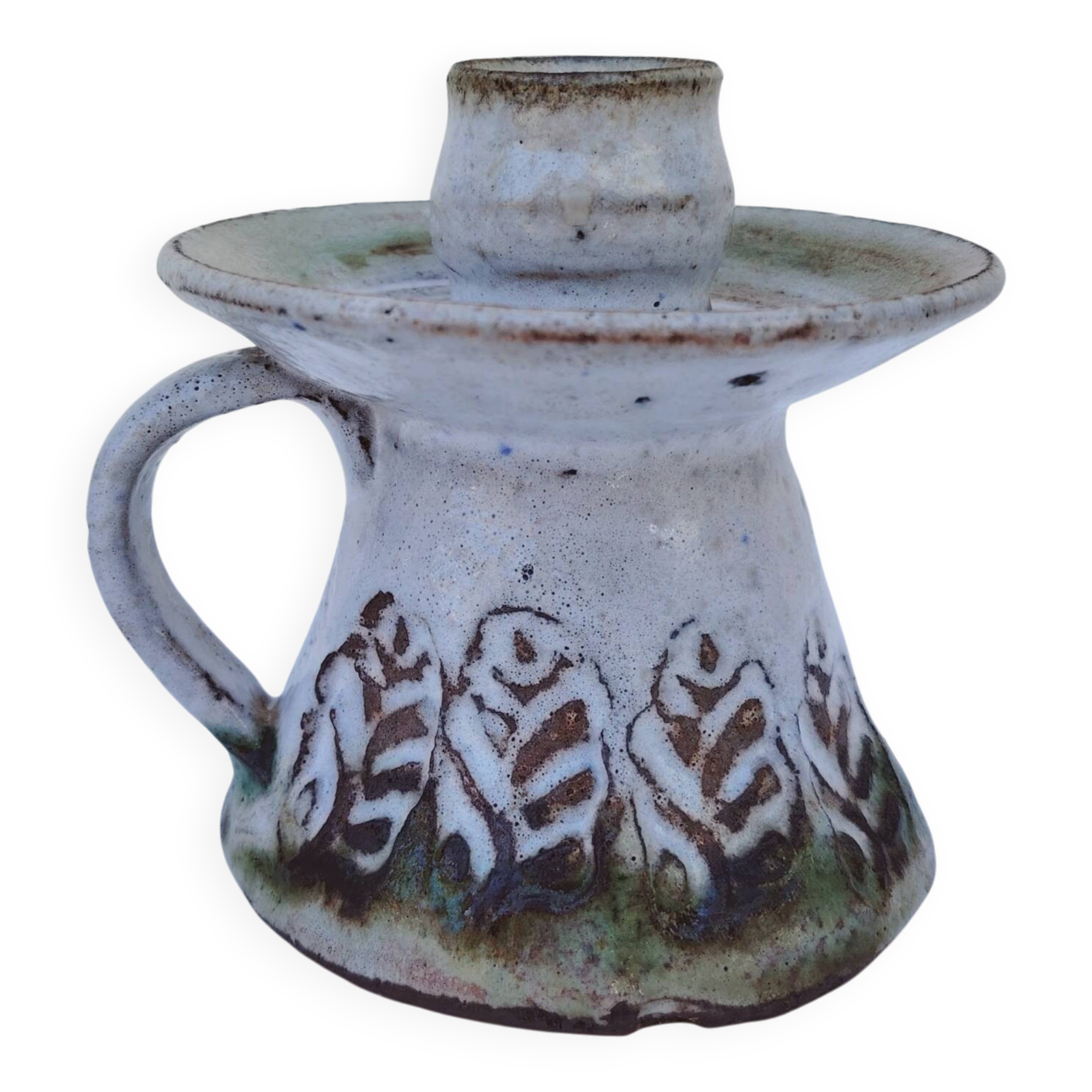 Ceramic candlestick, Albert Thiry, vintage