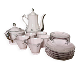 Magnificent pink porcelain coffee service – Haas & Czjzek, Schl