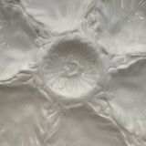 GIEN white earthenware oyster plates, 1960s