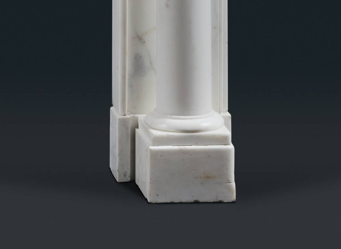 Georgian Statuary Marble Fireplace Surround