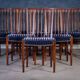 Chaises de Salle à Manger Vintage en Palissandre, Danemark, 1950s, Set de 10