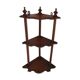 Wall corner shelf cherrywood