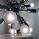 Sputnik space age 70s spherical suspension chandelier
