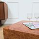 Elm burl coffee table