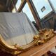 Napoleon III giltwood mirror, Louis XV rocaille style – hallmarked