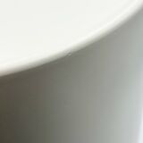 White Artemide Giano Vano Side Table, Italy 1970s – Space Age Design