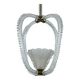 Ercole Barovier Murano glass pendant lamp Italy 1930s