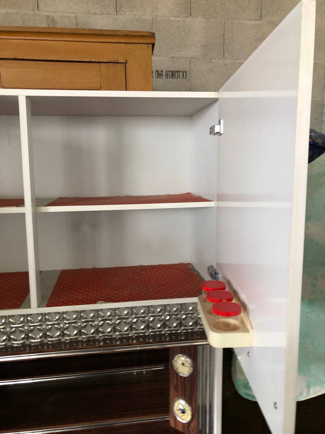 Formica kitchen bar cabinet
