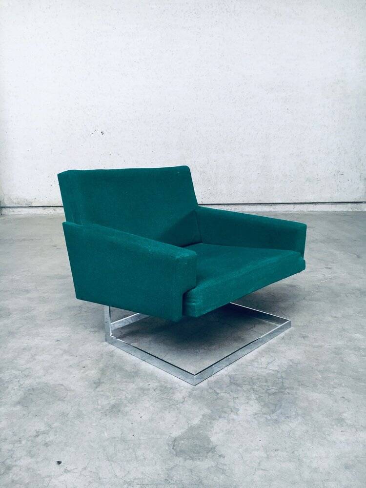 Mid-Century Modern Belgian Floating Lounge Chair, 1960s