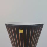 Vintage 1950s studio ceramic vase with sgraffito by Steuler.