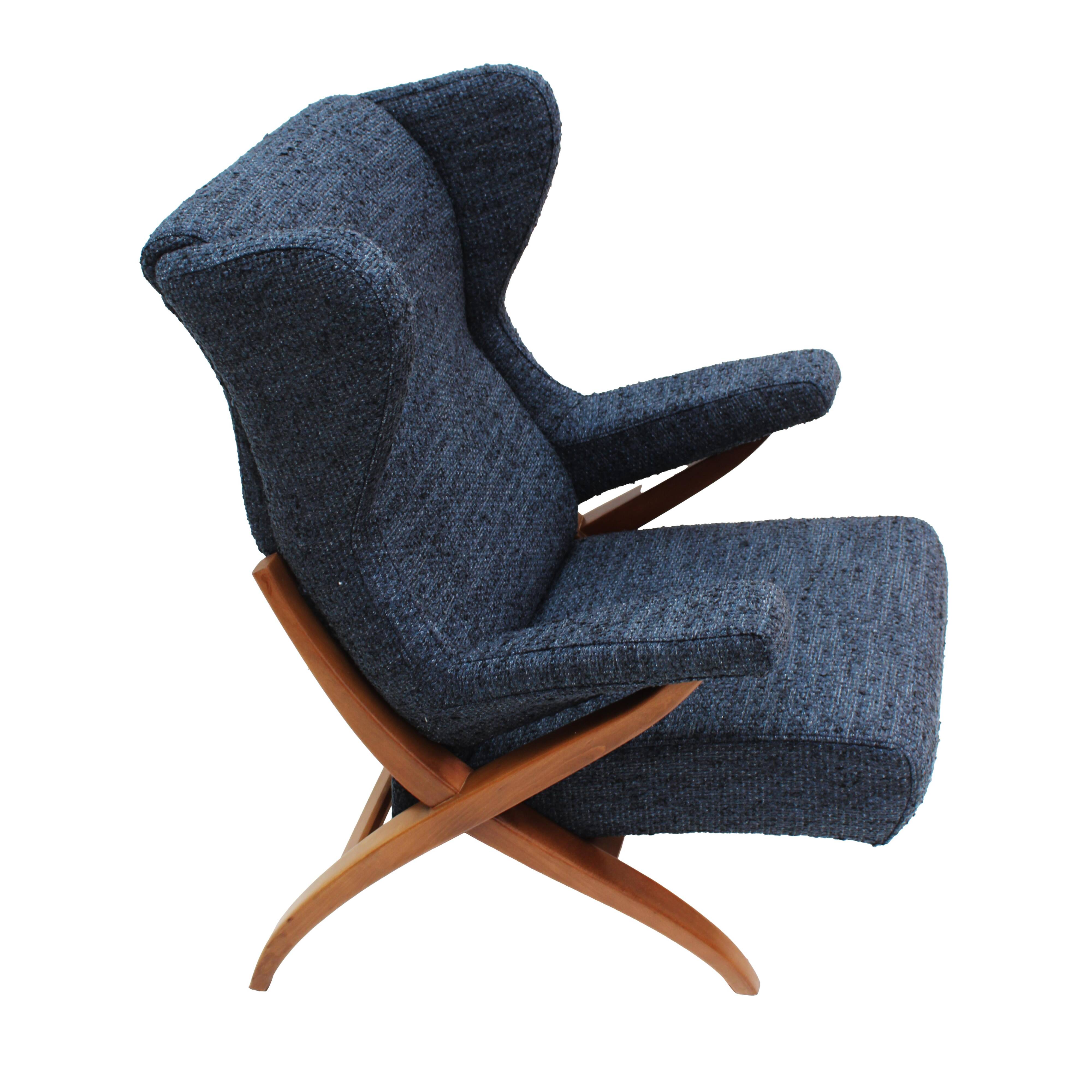 Mid Century Modern Fiorenza Italian Armchairs Designed By Franco Albini, 1950