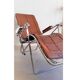 Chaise longue cuir vintage