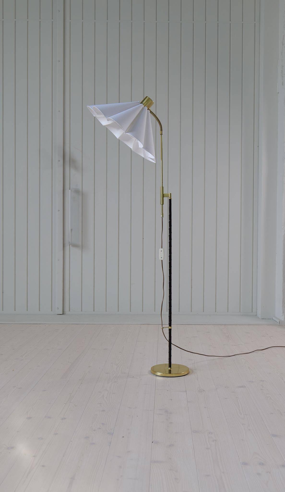 Mid-century modern floor lamp Möllers Armatur Sweden, 1960s