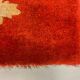 Antique Chinese Pao Tao Rug 125x70 cm, Wool, Red and Orange