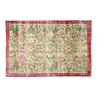 Tapis vintage Anatolien fait main 256 cm x 175 cm