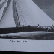 Photo decoration marine art Pen - Duick poster sailboat wood by Eric Tabarly