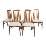 6 chaises à repas de Niels Koefoed pour Hornslet Danemark 1960