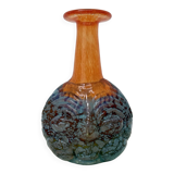 Rare Kjell Engman for Kosta Boda Sweden vase Rio face glass miniature vase