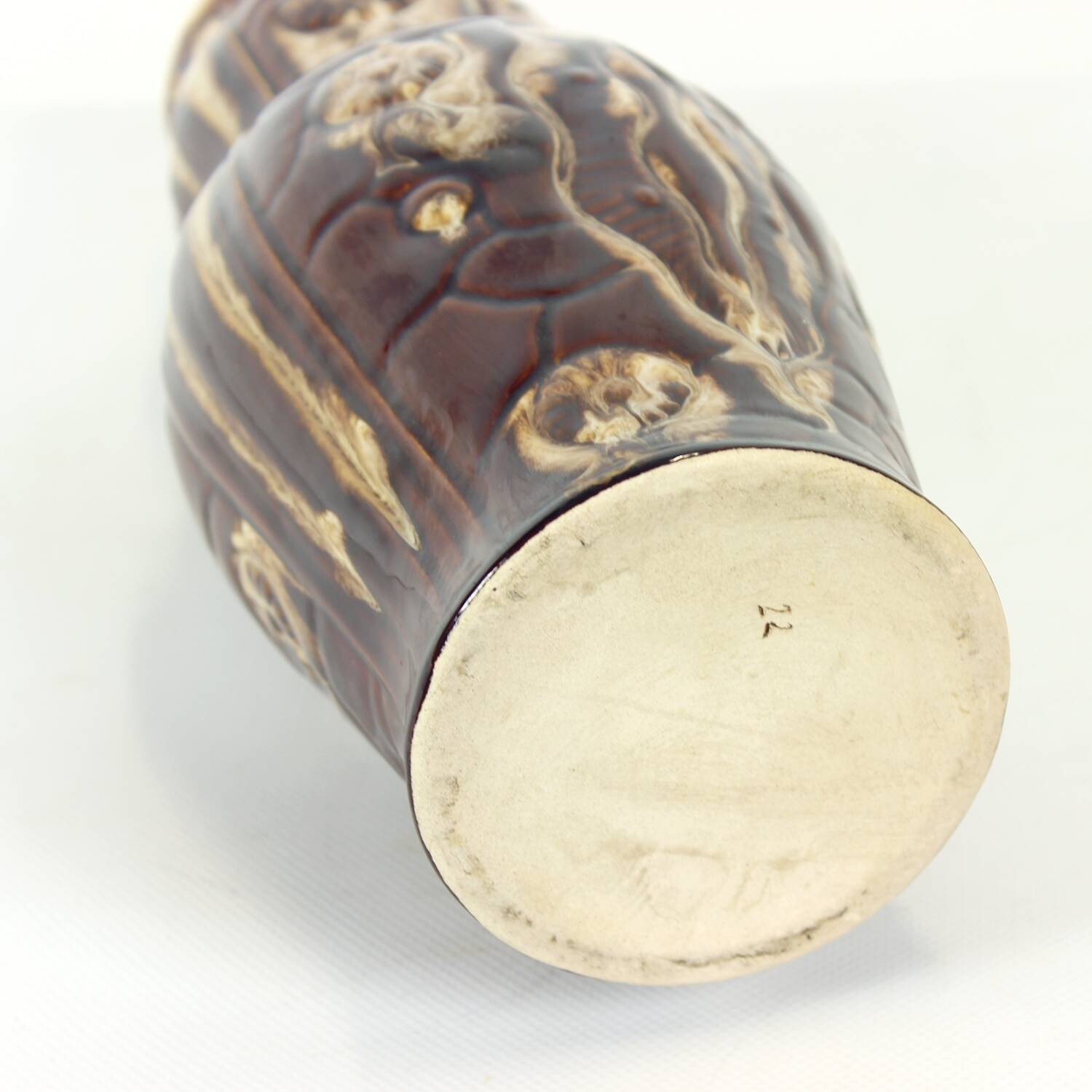 Mid Century Porcelain Trompe L’œil Vase, Czechoslovakia