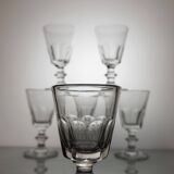 6 verres à vin style Baccarat modèle Caton / XIXème
