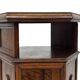 Vintage Hexagonal Side Cabinet with Door Small Side Table Column