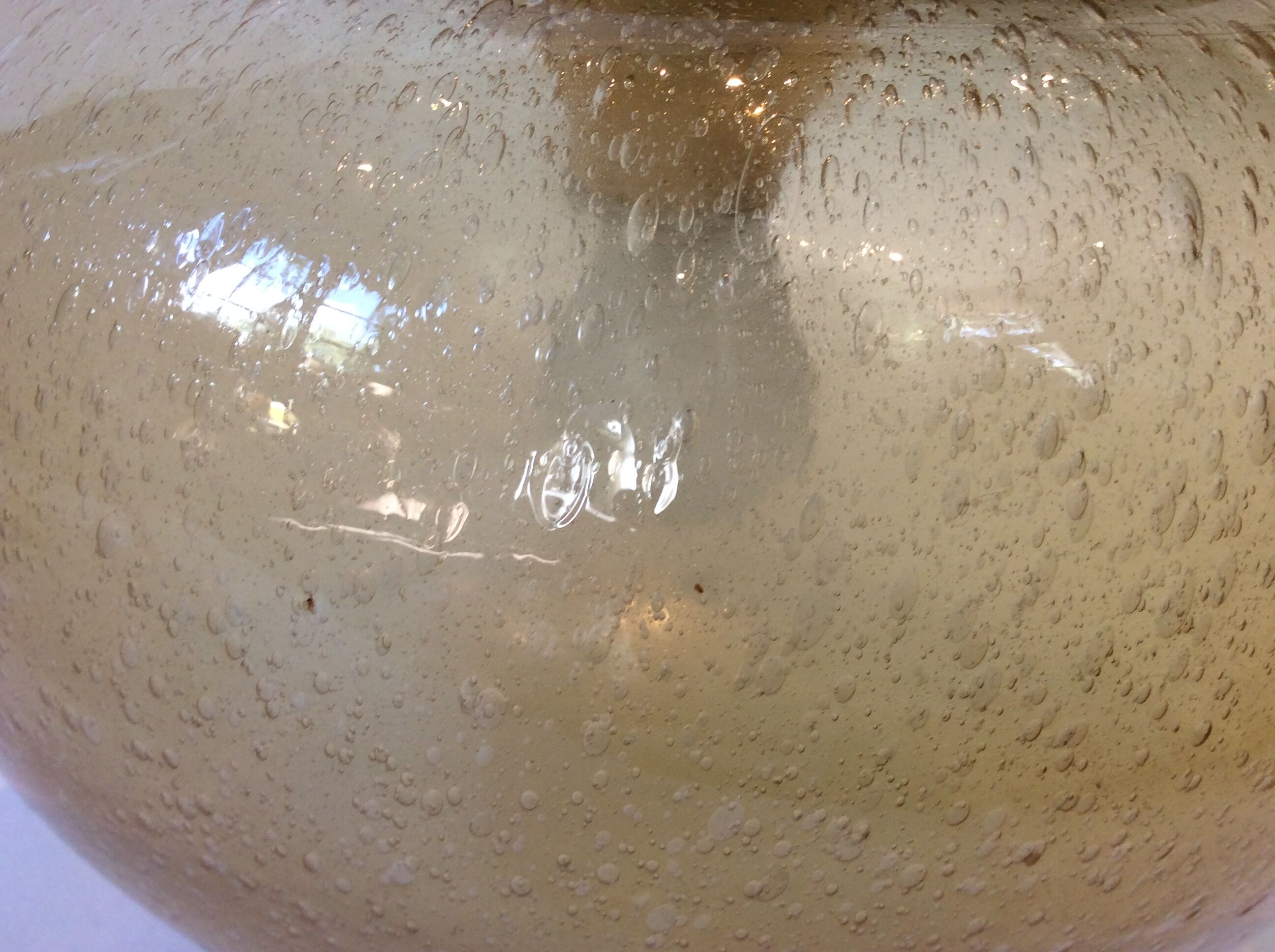 Vintage bubbleglass ceiling