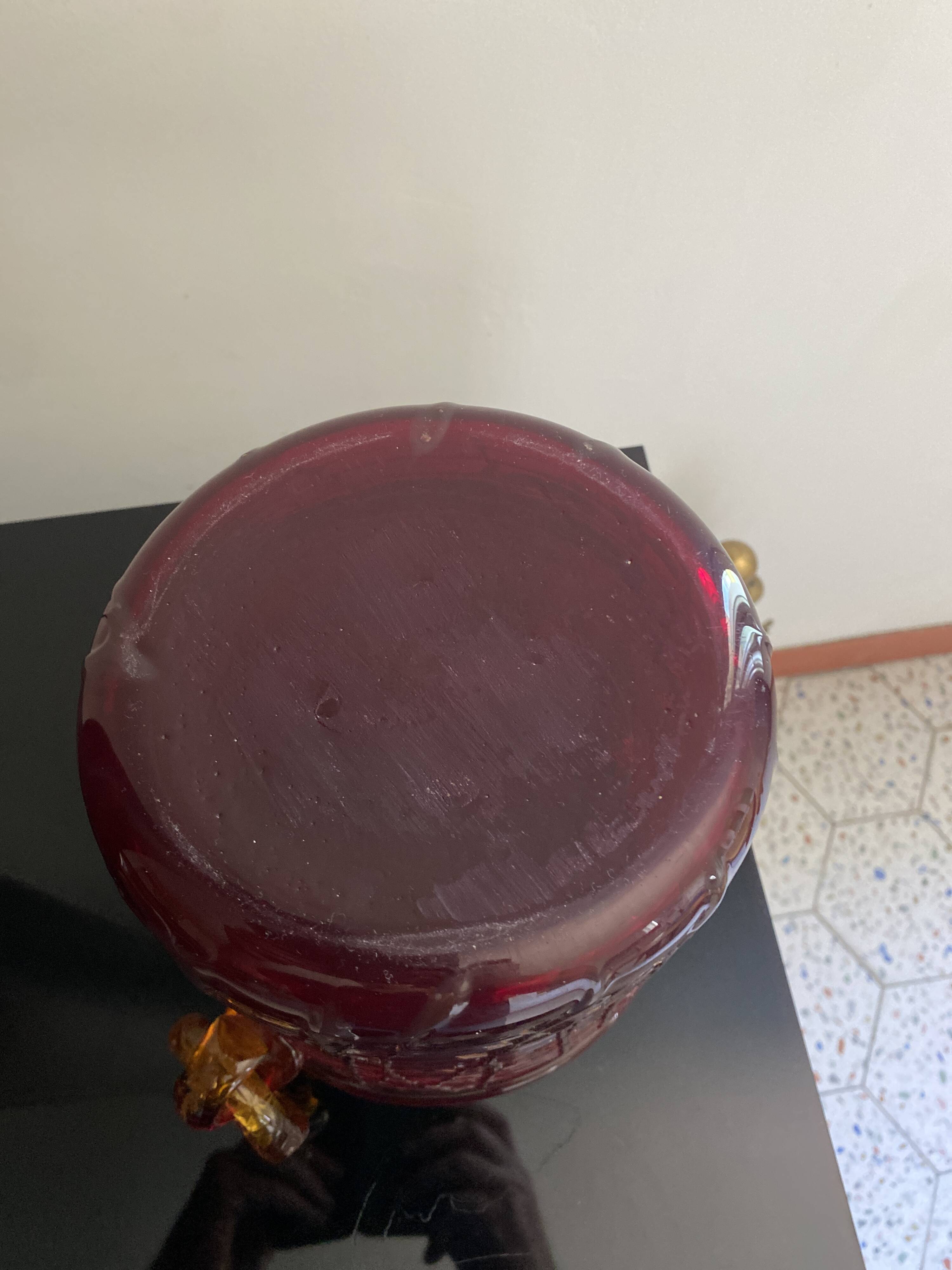 Champagne bucket in glass