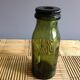 Milk glass bottle