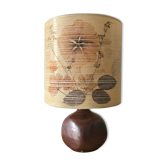 Lampe boule grès