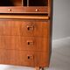 Bureau Secrétaire Vintage Scandinave en Teck
