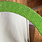 Wicker mirror