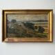 Oil on canvas representing Plounéour-Trez by Georges Levreau early 20th century