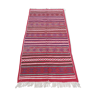 Tapis rouge traditionnel fait main 100x190cm