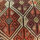 VINTAGE TURKISH KILIM CUSHION COVER , 45 X 45 CM