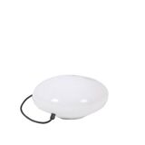 Mazzega. Murano cut glass lamp. Circa 1970.