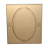 Vintage Bronze Rectangular Wall Mirror by Giannobi, Italy, 1970s - 1980s