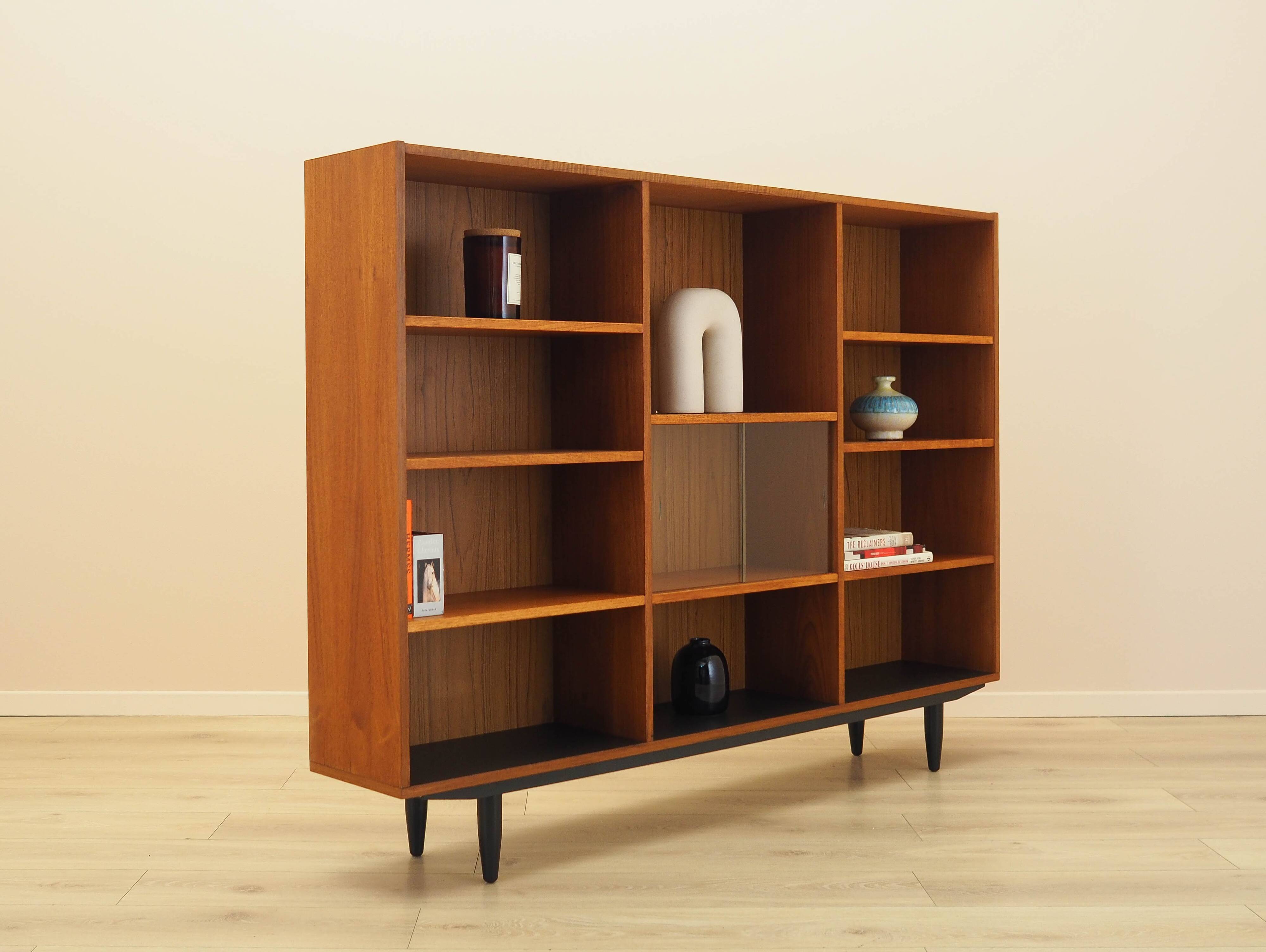 Teak bookcase, Danish design, 1970s, made in Denmark
