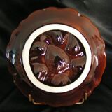 Service of 12 plates in oyster slip and its serving dish