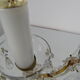 Mid-century Crystal Glass Table Lamp  by kamenicky Senov,1960's.
