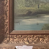 Oil on canvas by Lucien Henry