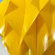 Mid Century Modern yellow hanging lamp