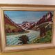 Tableau paysage montagne