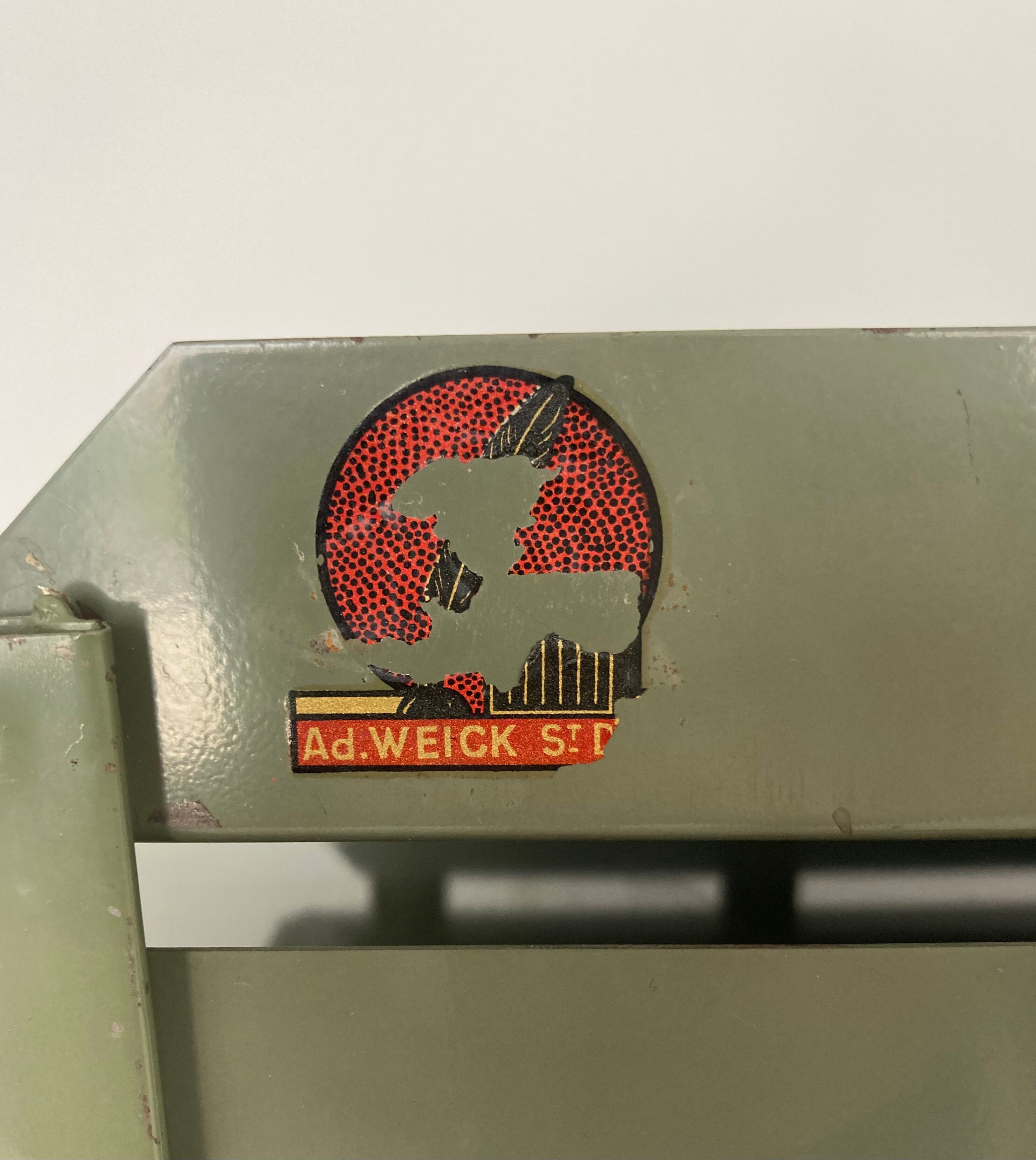 Trieur de bureau en métal années 50