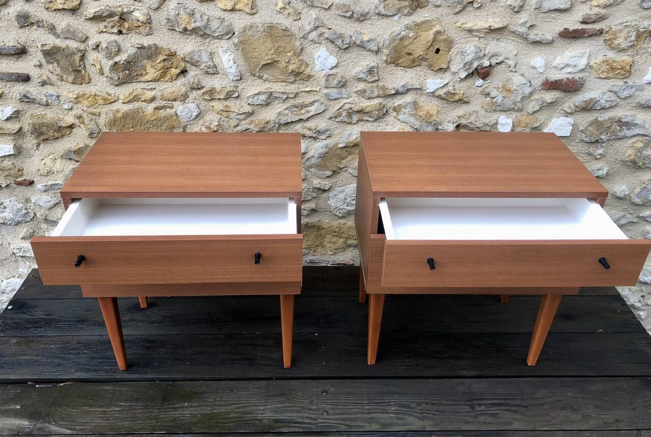 Pair of vintage bedside tables Circa 60's/70's