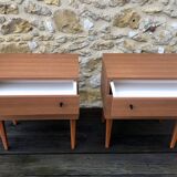 Pair of vintage bedside tables Circa 60's/70's