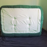 Togo sofa 2 places rehoussé to nine Alcantara Emerald Green