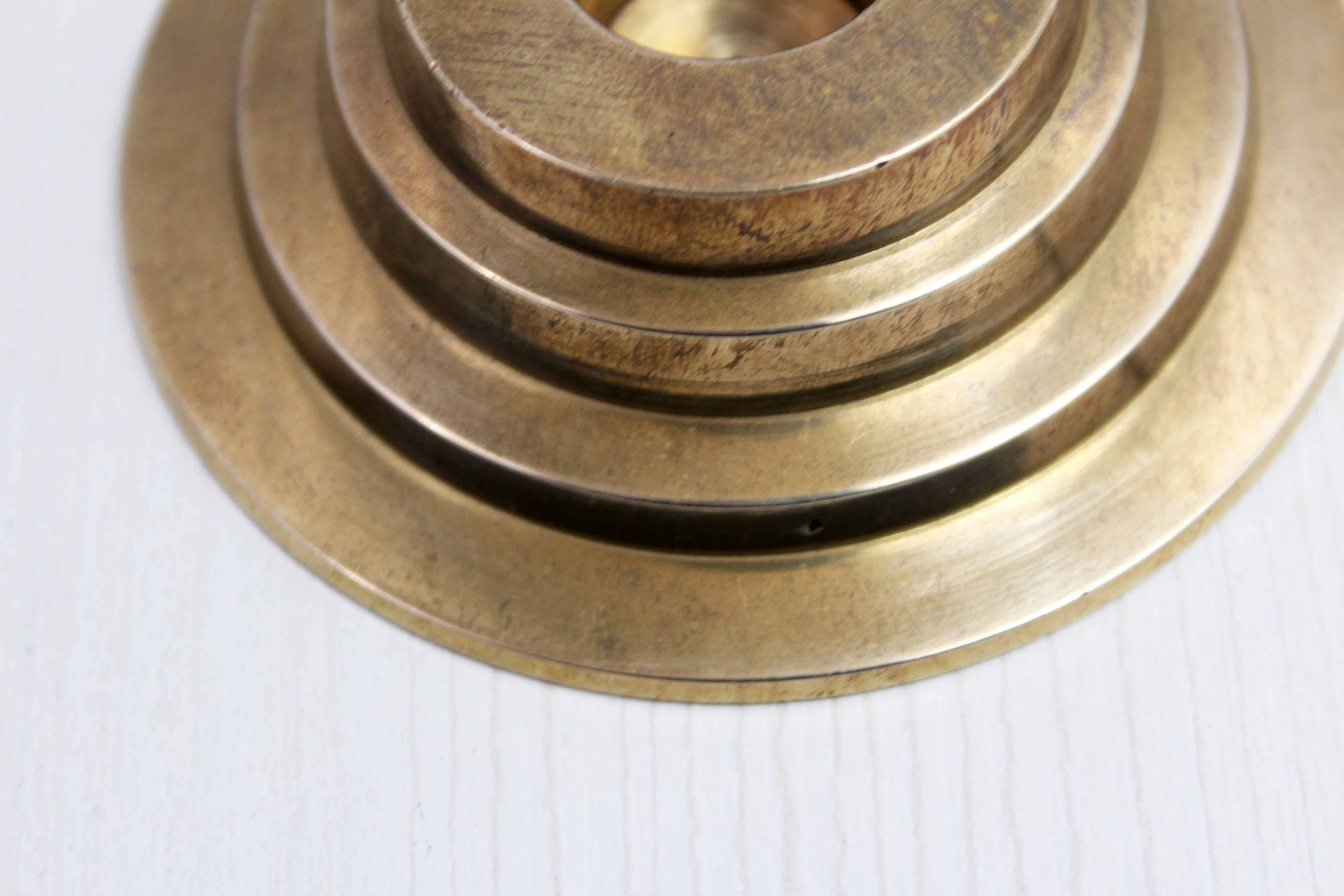 Vintage brass candle holder