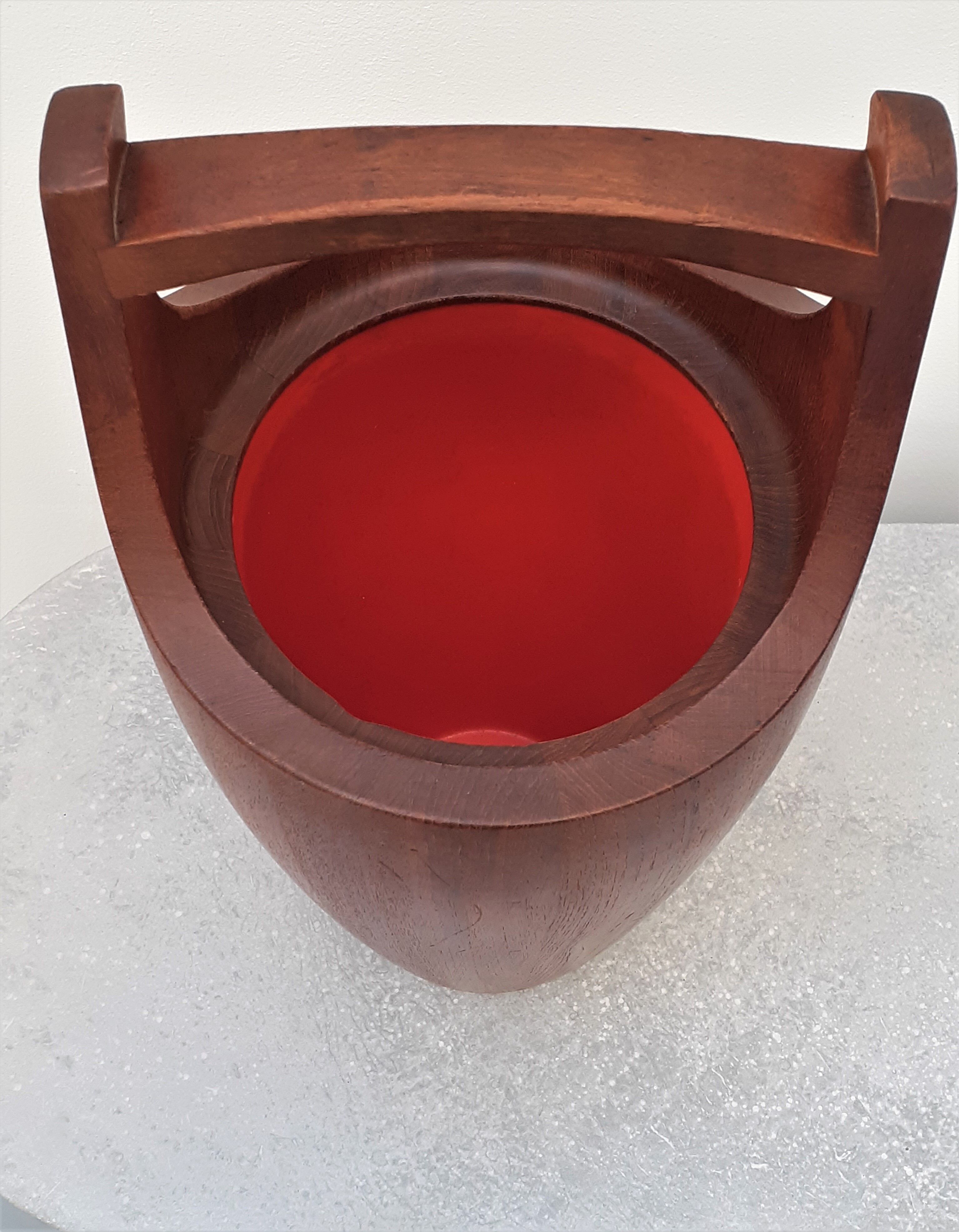 Jens Quistgaard wooden ice seal for Dansk Design, 1950s