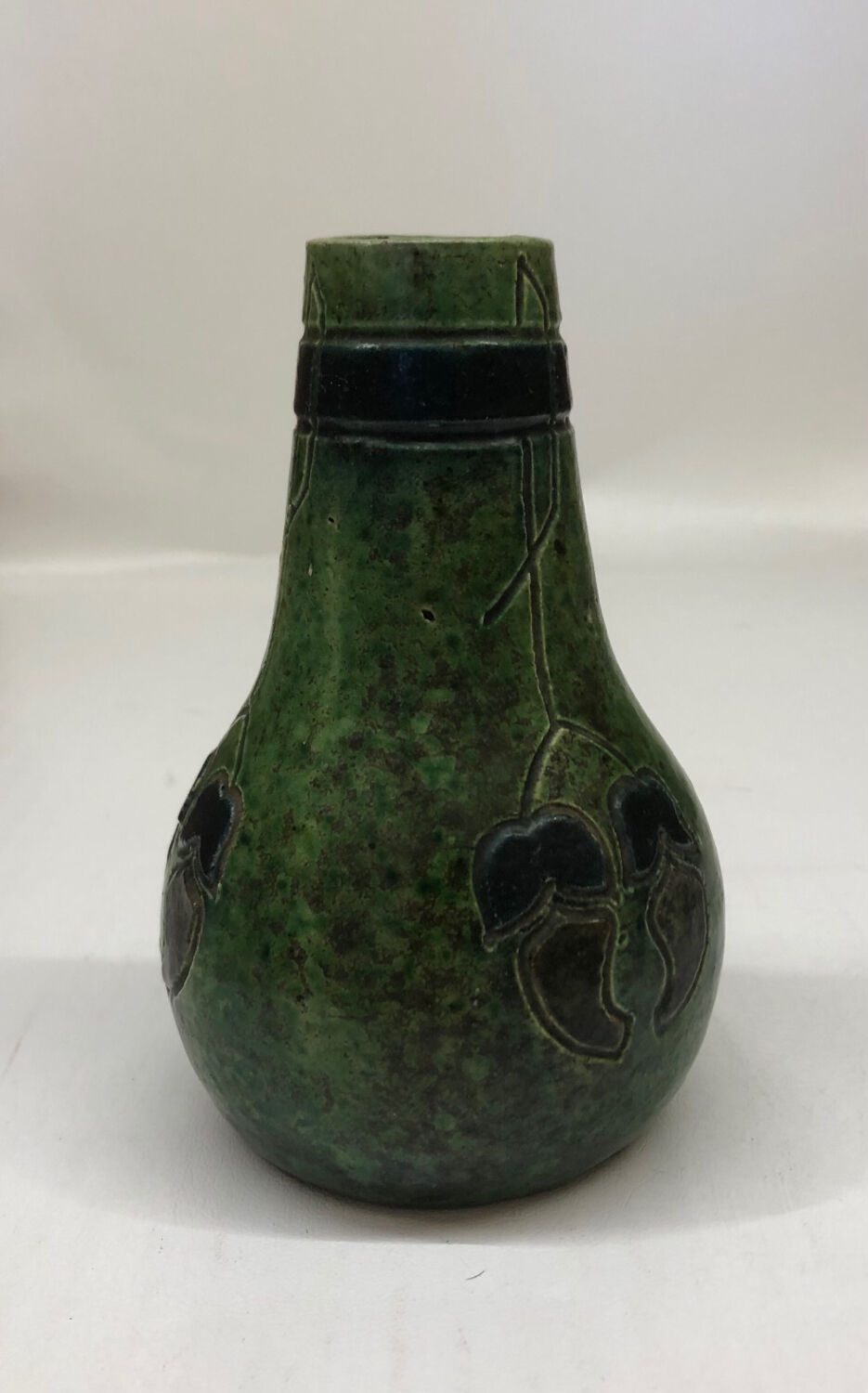 Flemish art deco stoneware soliflore vase