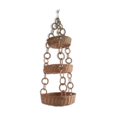 Suspension trois paniers